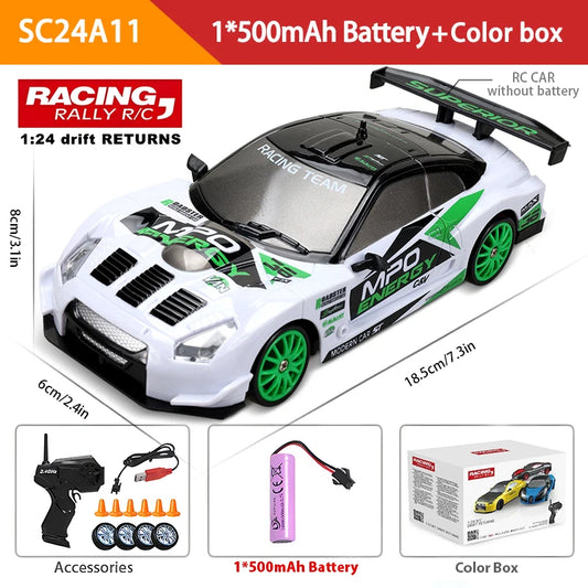 2.4GHz High-Speed 4WD Drift RC Car - AE86 Model GTR Remote Control Vehicle for Children, Ideal Christmas Gift