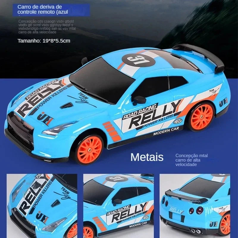 2.4GHz High-Speed 4WD Drift RC Car - AE86 Model GTR Remote Control Vehicle for Children, Ideal Christmas Gift